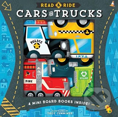 Read and Ride: Cars and Trucks - Troy Cummings (ilustrácie), Chronicle Books, 2018