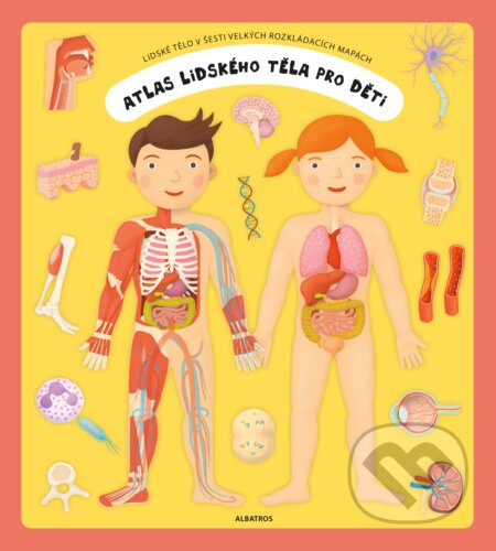 Atlas lidského těla pro děti - Oldřich Růžička, Tomáš Tůma (ilustrácie), Albatros, 2018