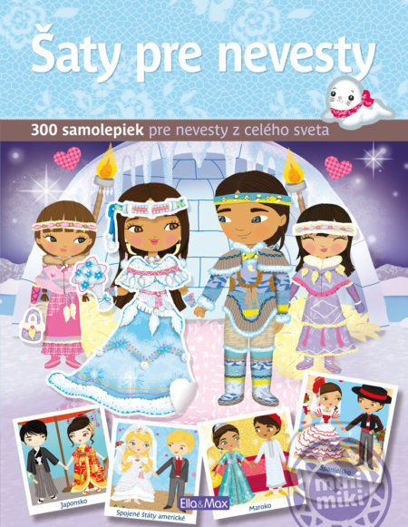 Šaty pre nevesty (300 samolepiek pre nevesty z celého sveta) - kniha z kategorie Samolepky