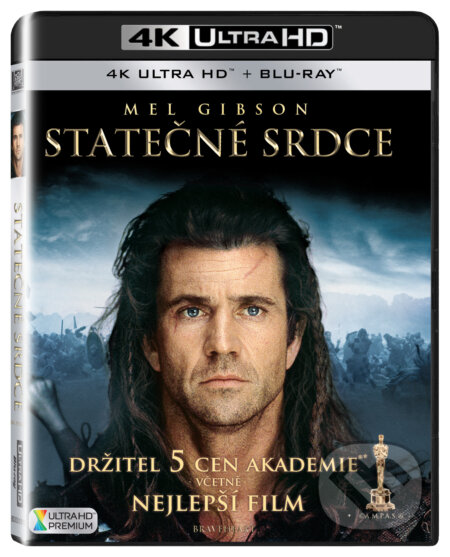 Statečné srdce Ultra HD Blu-ray - Mel Gibson, Bonton Film, 2018