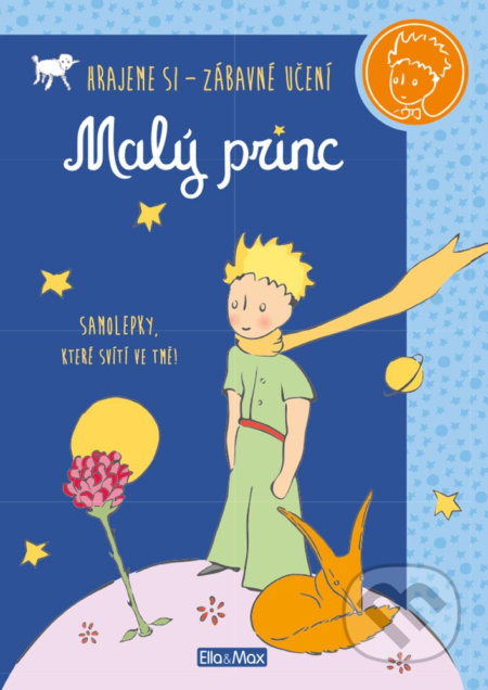 Malý princ (modrá kniha aktivit, oranžové samolepky) - kniha z kategorie Úkoly pro děti