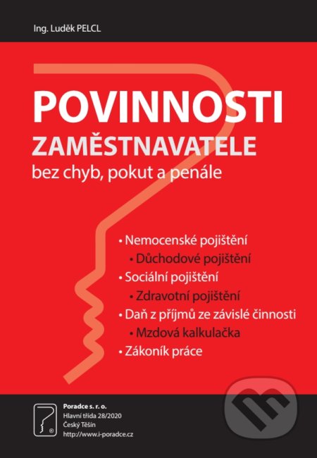 Povinnosti zaměstnavatele 2018 (Bez chyb, pokut a penále) - kniha z kategorie Účetnictví a daně