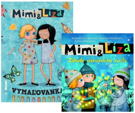 Mimi a Líza - Záhada vianočného svetla + Mimi a Líza (vymaľovanka) - Katarína Kerekesová, Katarína Moláková, Boris Šíma, Šimon Matrka, Slovart