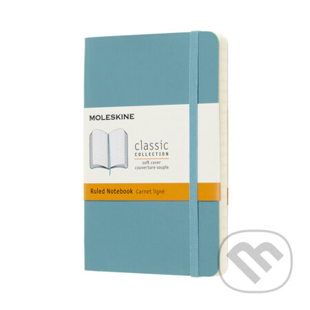 Moleskine - zápisník svetlomodrý (malý, linajkovaný)