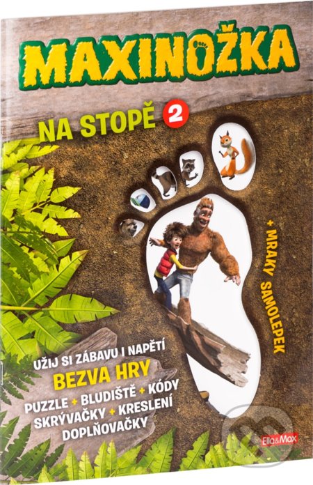 MAXINOŽKA Na stopě 2 - kniha z kategorie Úkoly pro děti