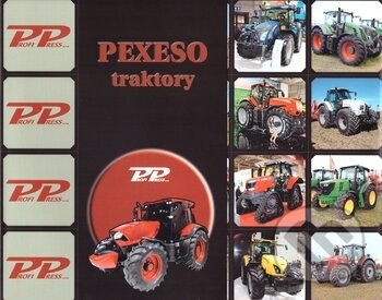 Pexeso - Traktory III (černé), Profi Press, 2018