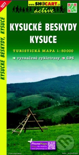 Kysucké Beskydy, Kysuce 1:50 000, SHOCart, 2019