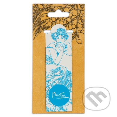Magnetická záložka Alfons Mucha – Topaz