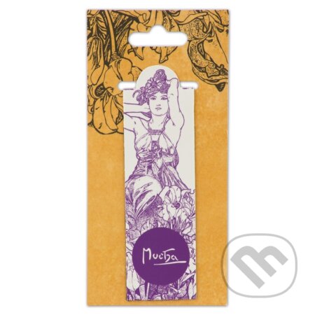 Magnetická záložka Alfons Mucha – Amethyst