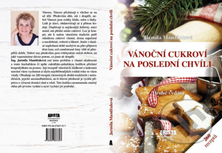 Vánoční cukroví na poslední chvíli - Jarmila Mandžuková, Arista Books, 2018