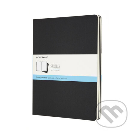 Moleskine - sada 3 zošitov (čierne) (veľké, bodkované)