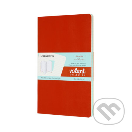 Moleskine - sada 2 zápisníkov Volant (oranžový a modrý)