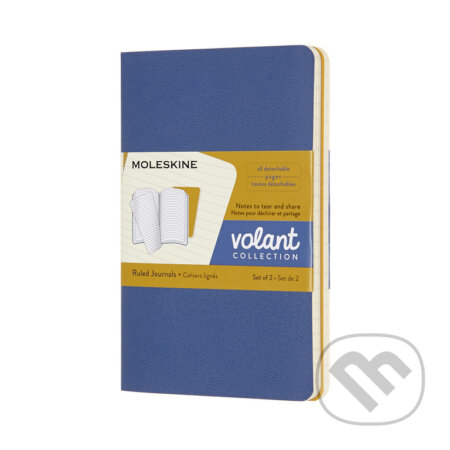 Moleskine - sada 2 zápisníkov Volant (žltý a modrý), Moleskine, 2018