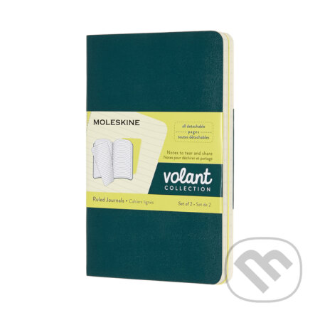 Moleskine - sada 2 zápisníkov Volant (zelený a žltý) (Moleskine). Moleskine, 2018