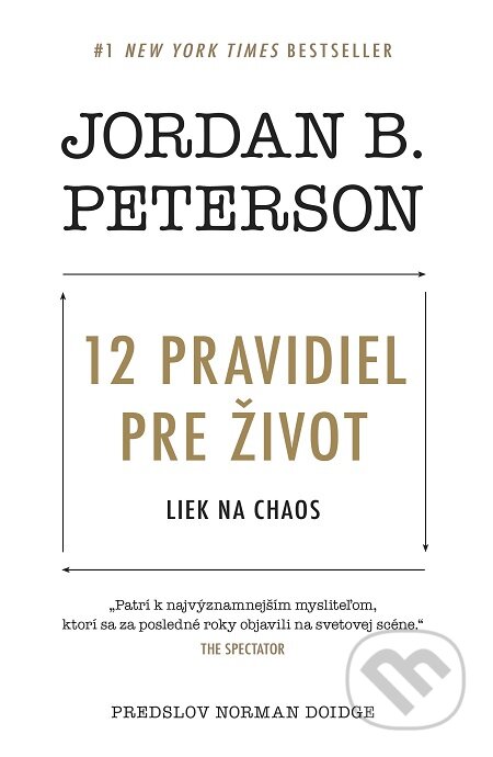 12 pravidiel pre život - Jordan B. Peterson, Tatran, 2018