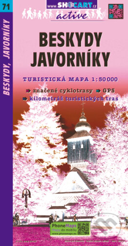 Beskydy, Javorníky 1:50 000, SHOCart, 2014