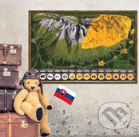 Stieracia mapa Vysoké Tatry (Zlatá)