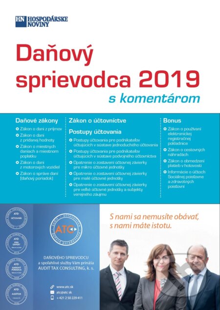 Daňový sprievodca 2019, Hospodárske noviny, 2019
