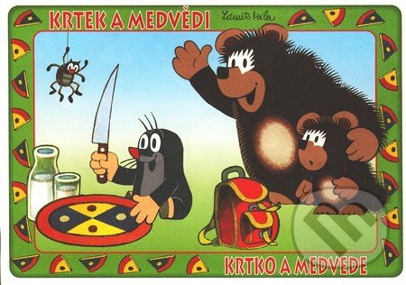 Krtek a medvědi / Krtko a medvede (vymaľovanka)