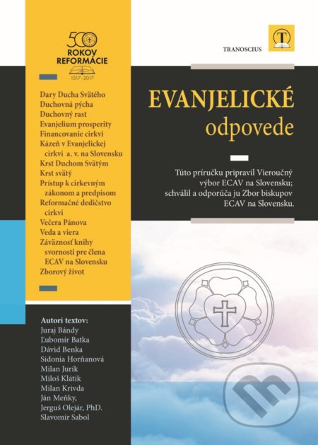 Evanjelické odpovede - Kolektív autorov, Tranoscius