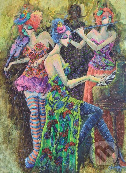 Colour trio - puzzle z kategorie Umělecké