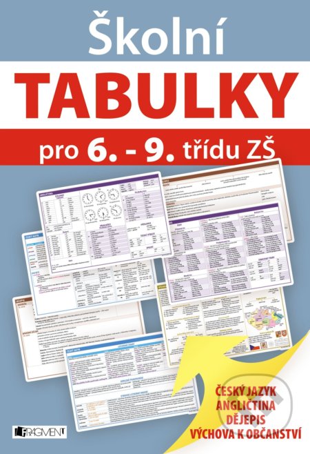 Školní tabulky pro 6.-9. třídu ZŠ, Nakladatelství Fragment, 2019