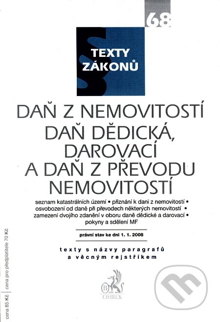 Daň z nemovitostí, daň dědická, darovací a daň z převodu nemovitostí - kniha z kategorie Daně