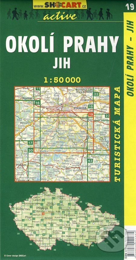 Okolí Prahy - Jih 1:50 000, SHOCart