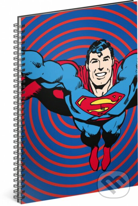 Spirálový blok Superman – Circles (linkovaný, A5)