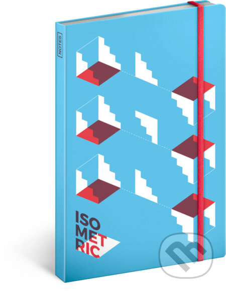 Notes Isometric (nelinkovaný s gumičkou na uzavření)