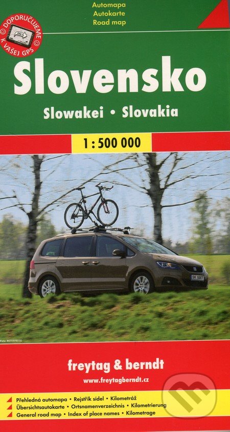 Slovensko 1:500 000, freytag&berndt, 2017