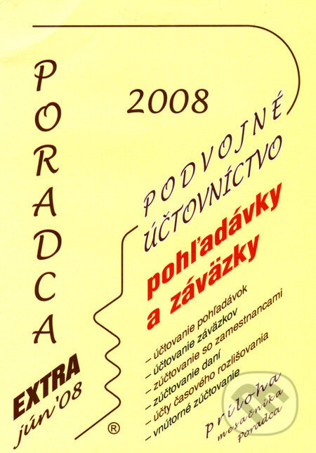 Poradca extra - podvojné účtovníctvo - jún 2008, Poradca s.r.o., 2008