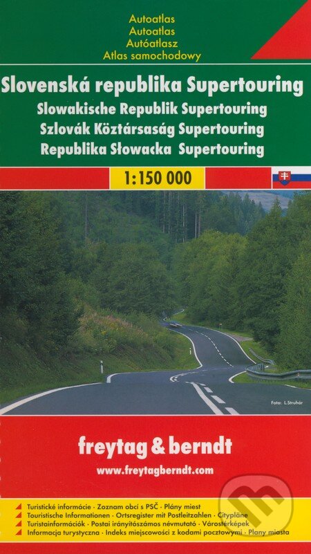 Slovenská republika Supertouring 1:150 000, freytag&berndt, 2011