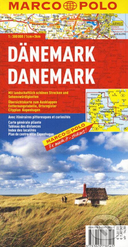 Dänemark/Danemark/Danmark/Denmark 1:300 000 - kniha z kategorie Mapy