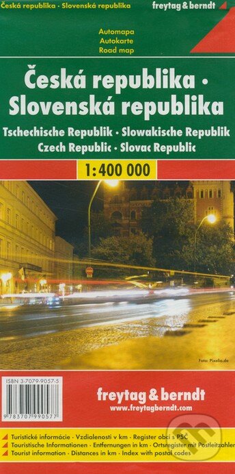 Česká republika/Slovenská republika 1:400 000, freytag&berndt