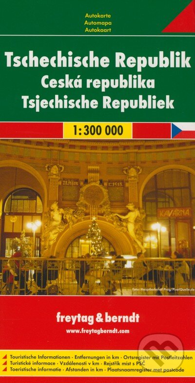 Česká republika 1:250 000, freytag&berndt, 2008