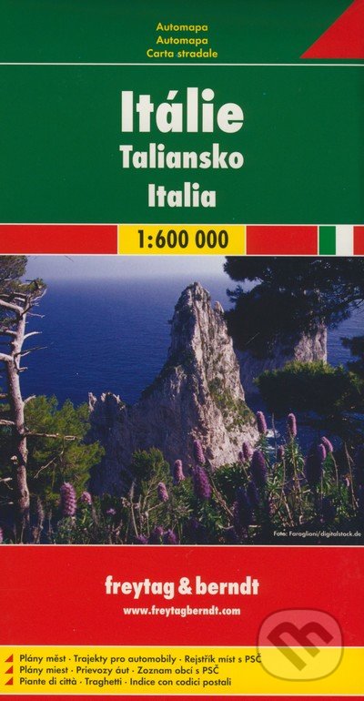 Itálie 1:600 000, freytag&berndt, 2014