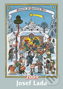 Josef Lada Vánoce 2009 - nástenný kalendár, Riosport Press, 2008