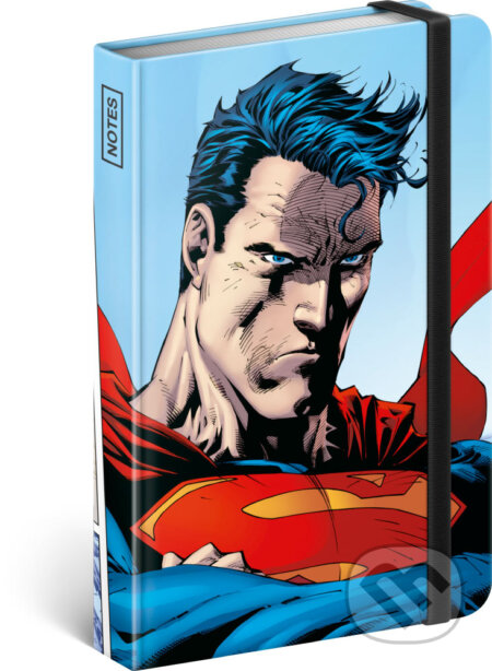 Notes Superman – World Hero (linkovaný s gumičkou na uzavření)