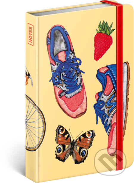 Notes Tenisky (linkovaný s gumičkou na uzavření) - Kateřina Kynclová