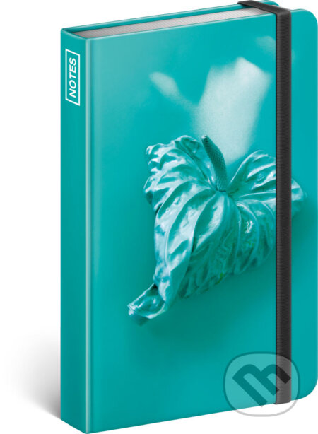 Notes Srdce (linkovaný s gumičkou na uzavření) - Andrea Katonová