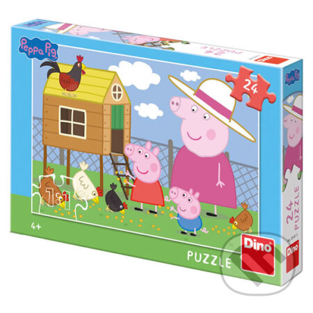 Peppa Pig - slepičky - puzzle z kategorie Multi puzzle