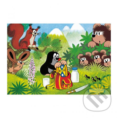 Krtek a svačina - puzzle z kategorie 15 - 60 dílků