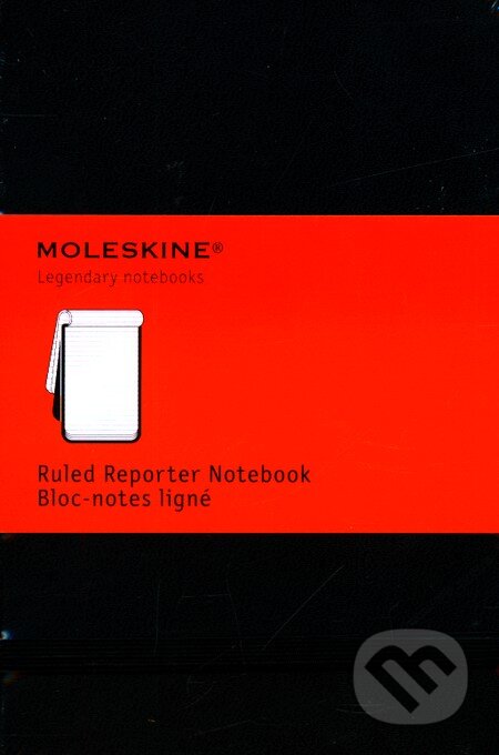 Moleskine - malý linajkový reportérsky zápisník (čierny), Moleskine, 2007