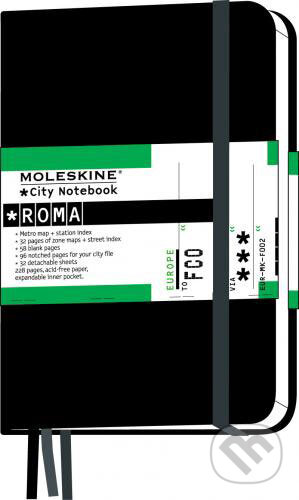 Moleskine CITY - malý zápisník Rím (čierny), Moleskine, 2007