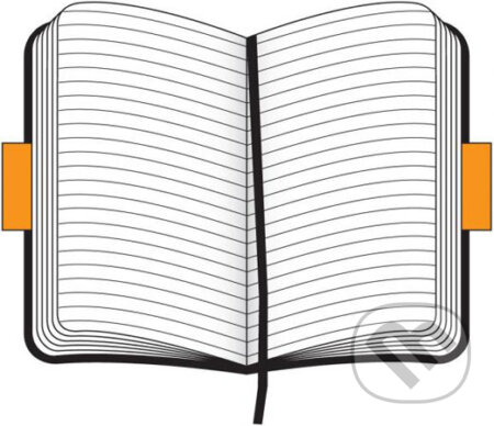 Moleskine - malý linajkový zápisník v mäkkej väzbe (čierny)
