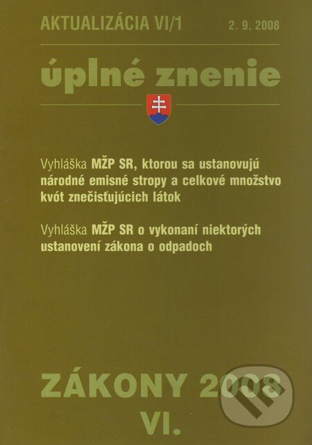 Vyhláška MŽP SR, Poradca s.r.o., 2008