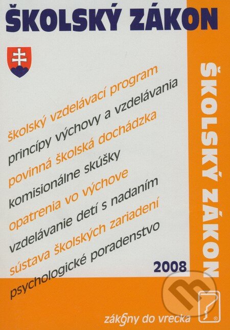Školský zákon 2008, Poradca s.r.o., 2008