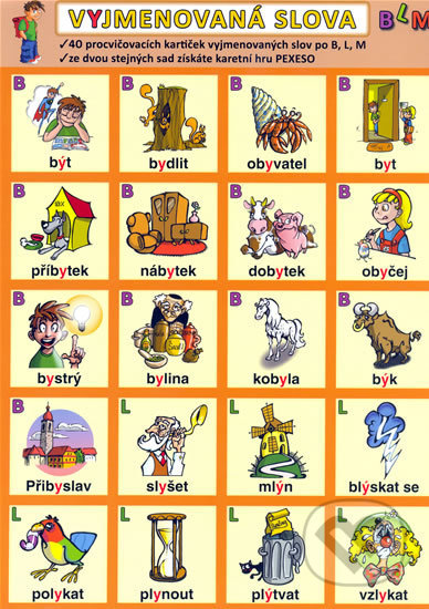 Vyjmenovaná slova - B, L, M - Petr Kupka - kniha z kategorie 1. stupeň
