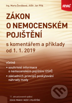 Zákon o nemocenském pojištění (s komentářem a příklady 2019) - kniha z kategorie Mzdové účetnictví